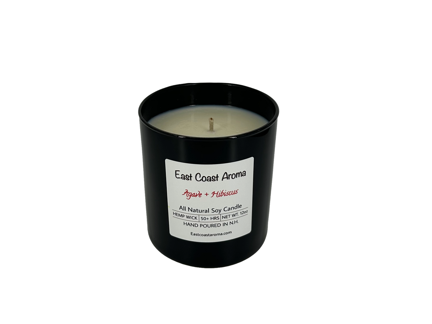 12oz Agave and Hibiscus Soy Candle 