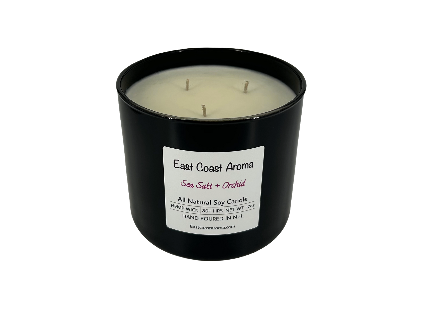 17oz Sea Salt and Orchid Soy Candle