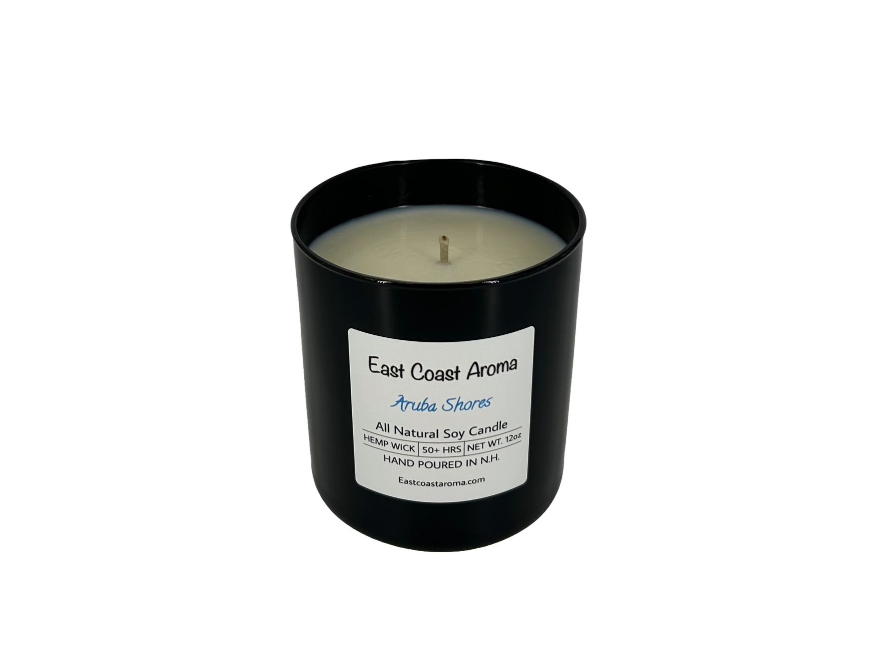 12oz Aruba Shores Soy Candle no lid