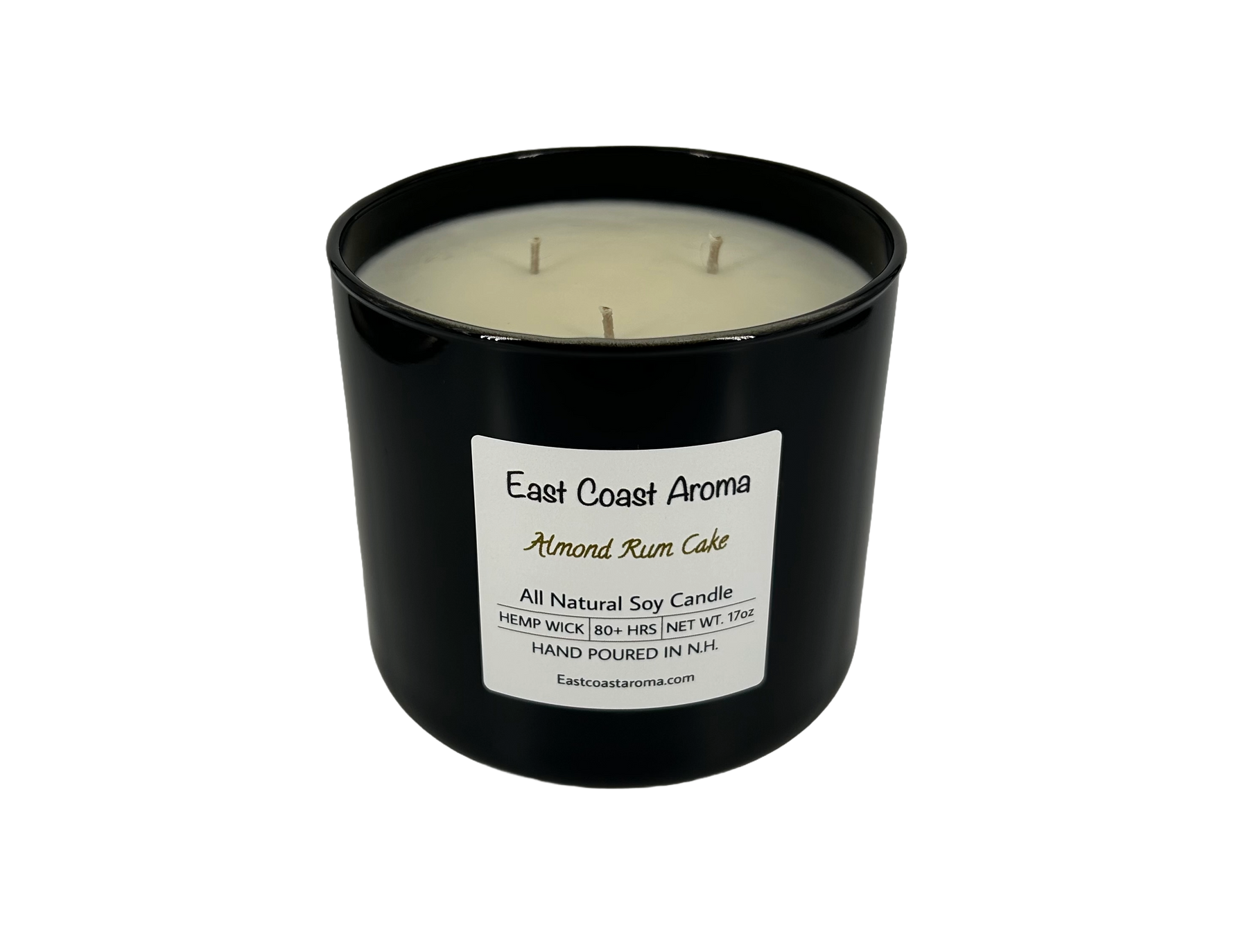 17oz Almond Rum Cake Soy Candle