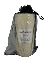 Natural Hand-Poured 3x6.5" Soy Pillar Candle in bag